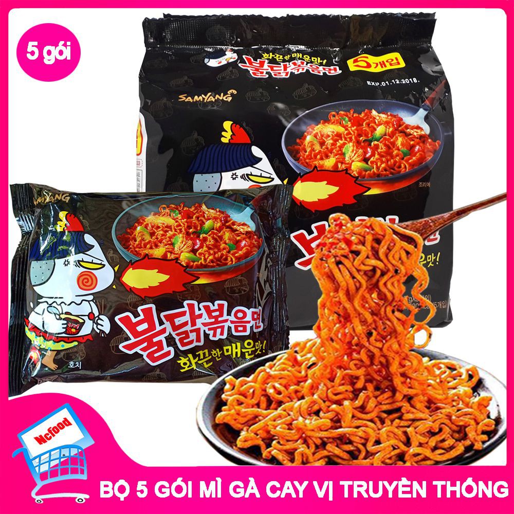 Mì cay Samyang đủ vị 136gr