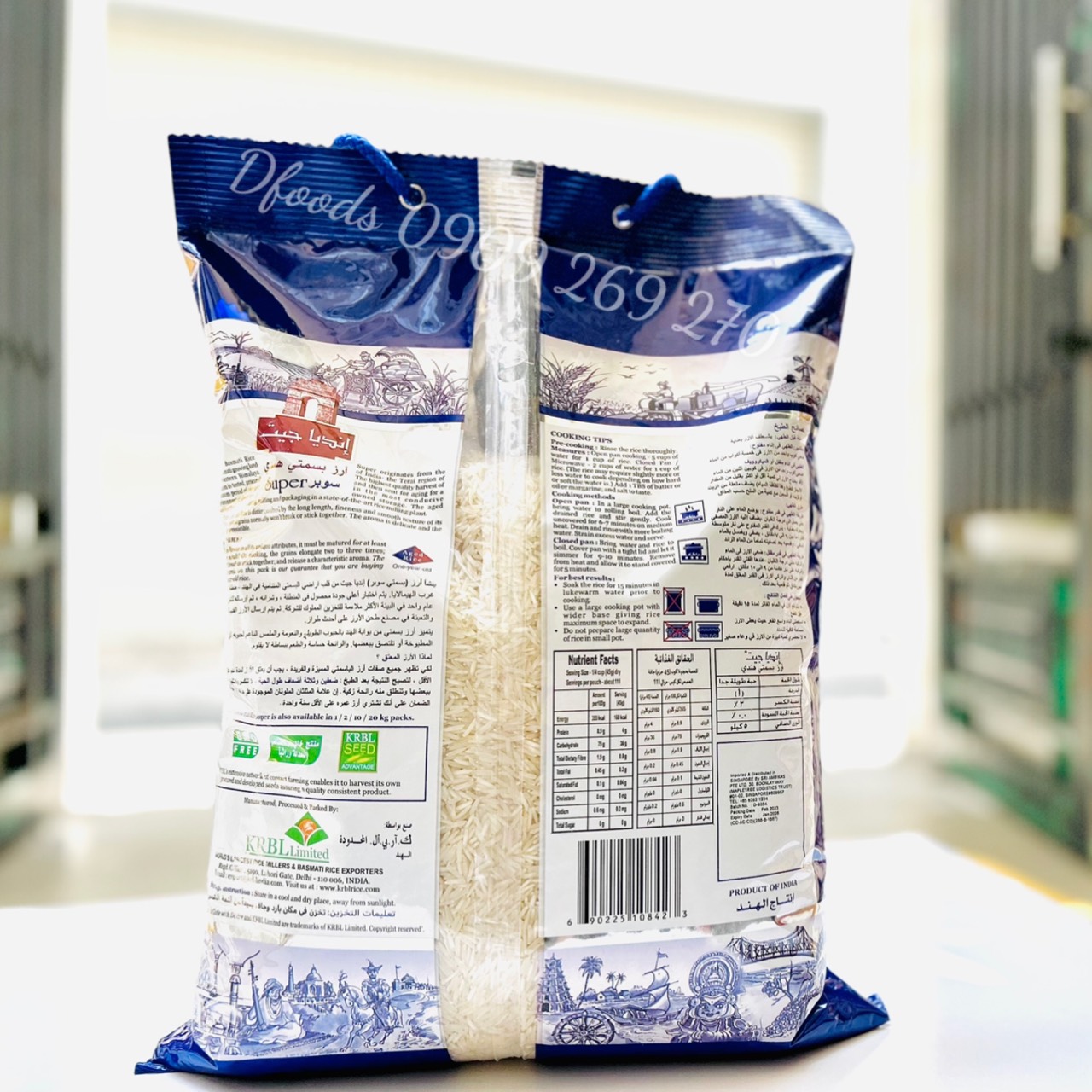 [HCM]Gạo Basmati India Gate Super (Ấn Độ) 6kg ngăn ngừa tiểu đường