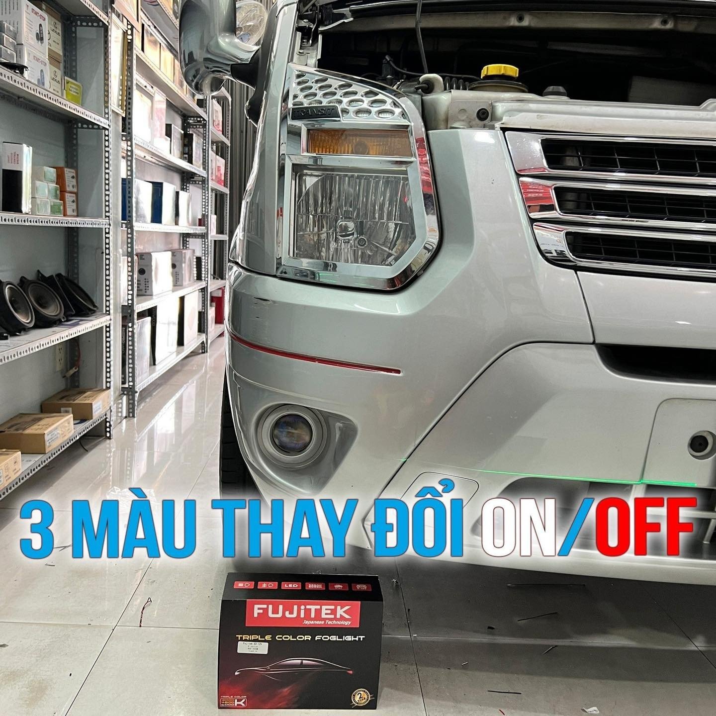 Bi gầm Led Ford Transit Fujitek 3.0 inch