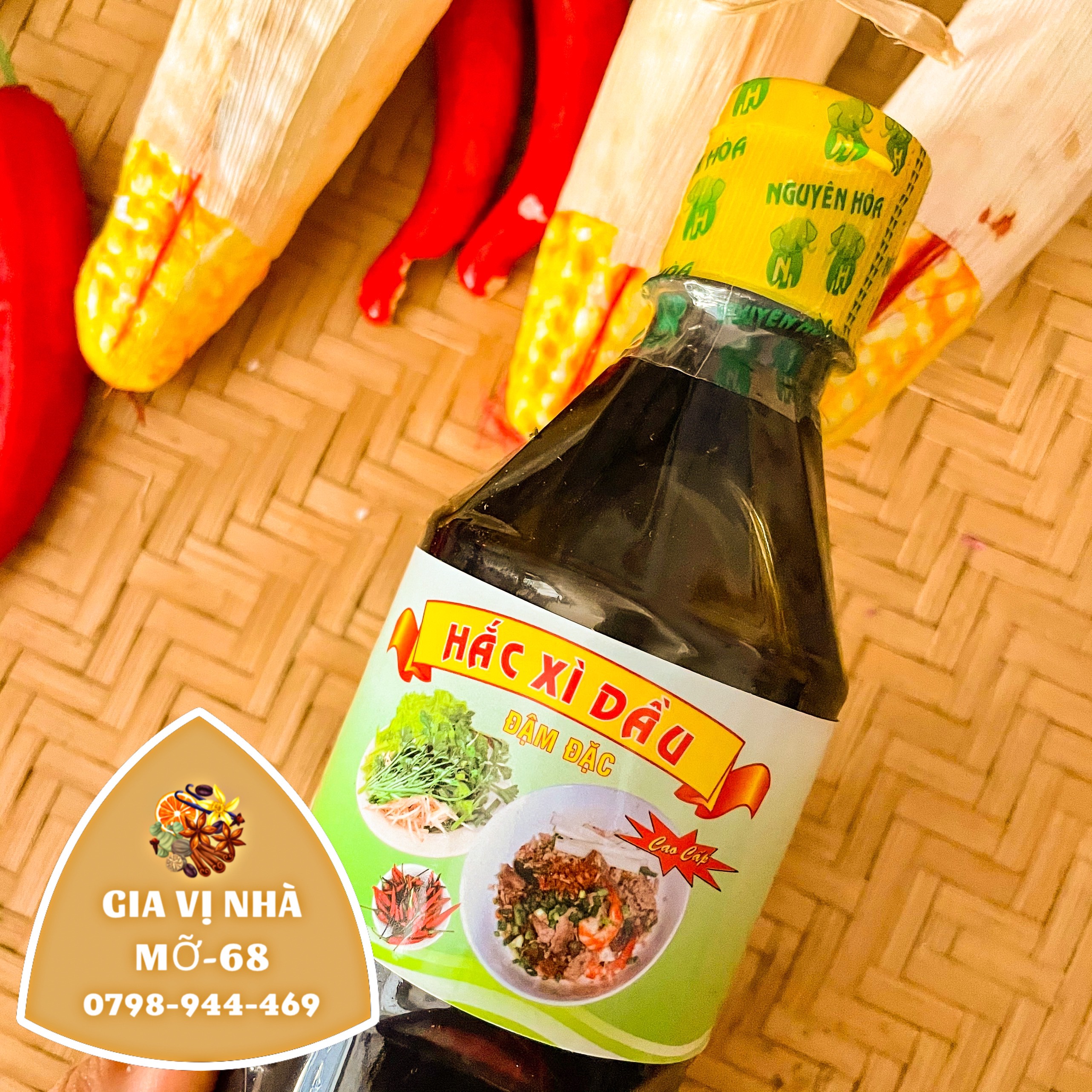 Hắc xì dầu nguyên hoà đặc biệt - chai 500ml