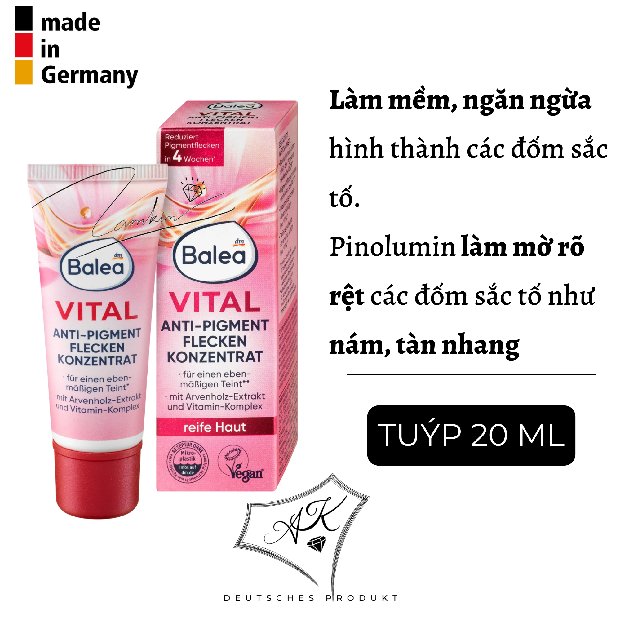 [ Hàng Đức ] Kem nám Balea – Nội địa Đức
