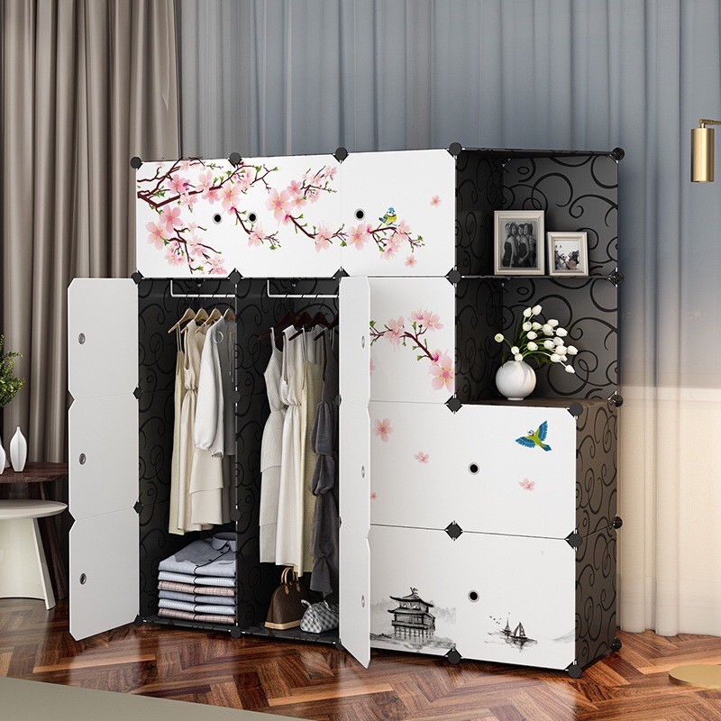 [HCM]Tủ Nhựa Ghép 16 Ngăn-14N2X