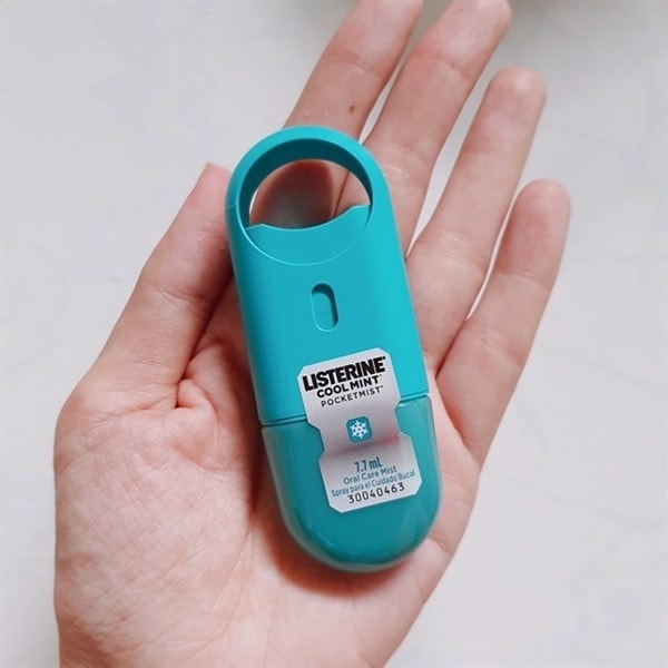 Xịt thơm miệng Listerine Cool Mint Pocketmist 7.7ml