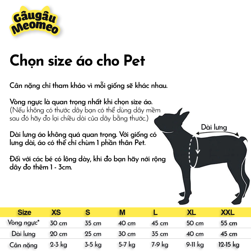 Áo cho chó mèo, thú cưng