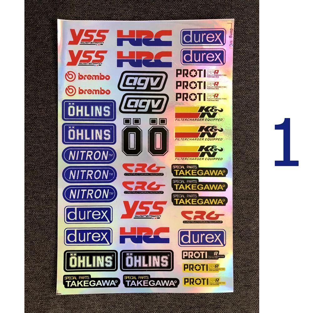 [HCM]Tem dán xe máy logo dán xe sirius wave... mẫu 1