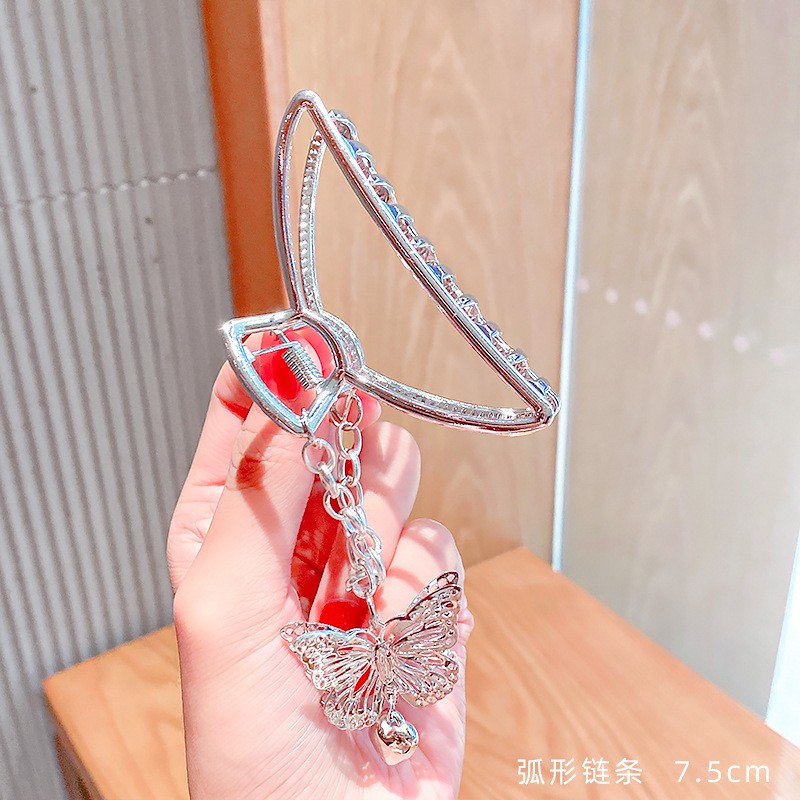 Cặp Tóc Kim Loại Hình Bướm ,Kẹp Tóc Càng Cua Cho Nữ, Phong Cách Hàn Quốc , Captocdep Queenshop