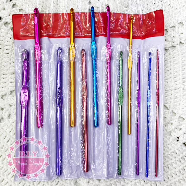 [HCM]Bộ Kim Móc Len 12 Cây Đủ Size
