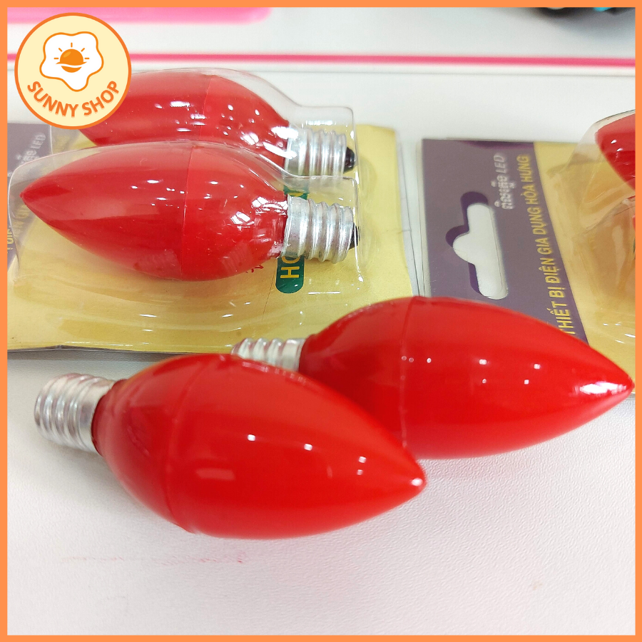 Bộ 2 bóng đèn cà na super power led, bóng đèn thờ