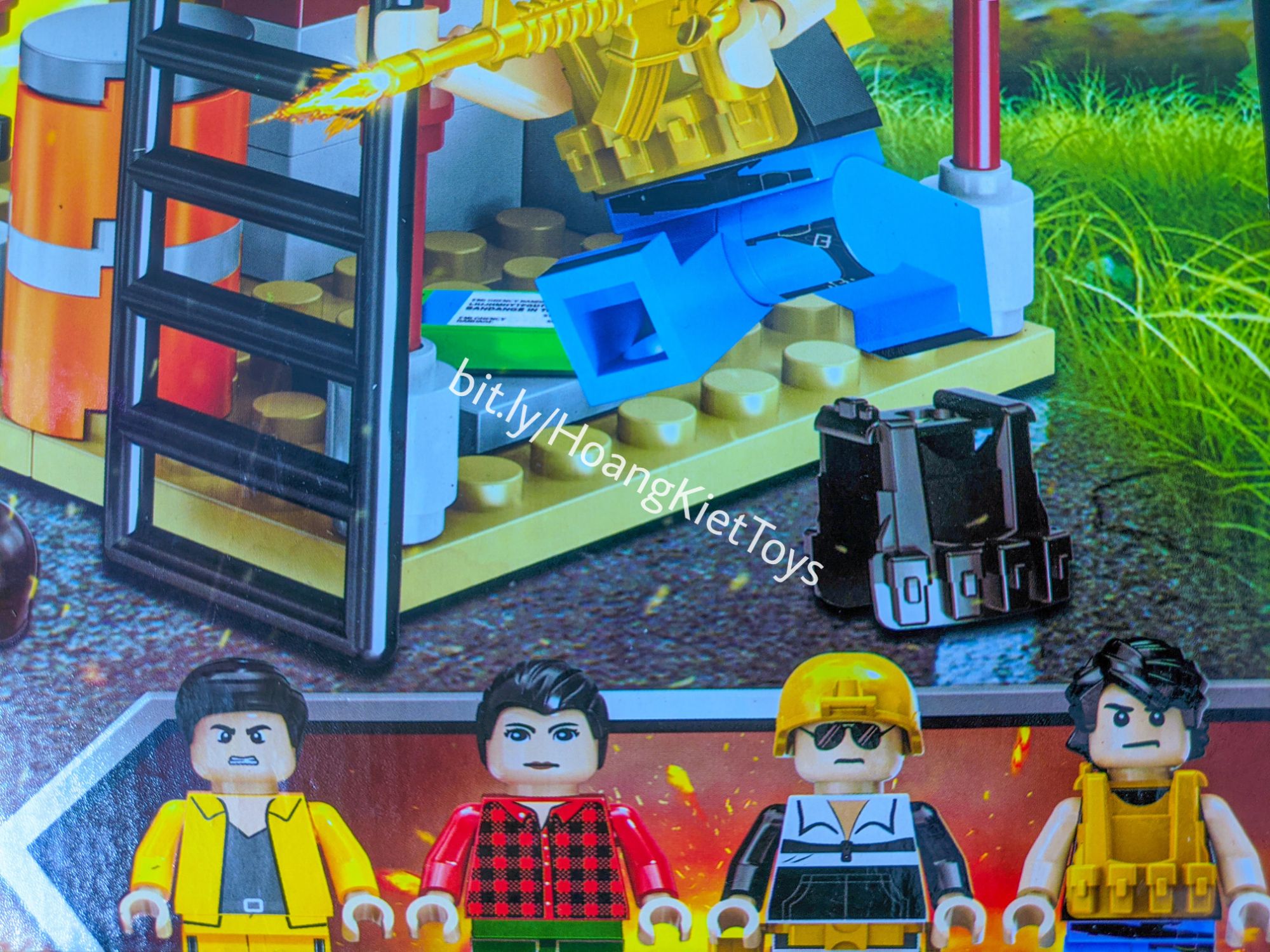 [HCM]Lego PUBG Minifigure QS08 67052 198+pcs lắp ráp Playerunknowns battlegrounds