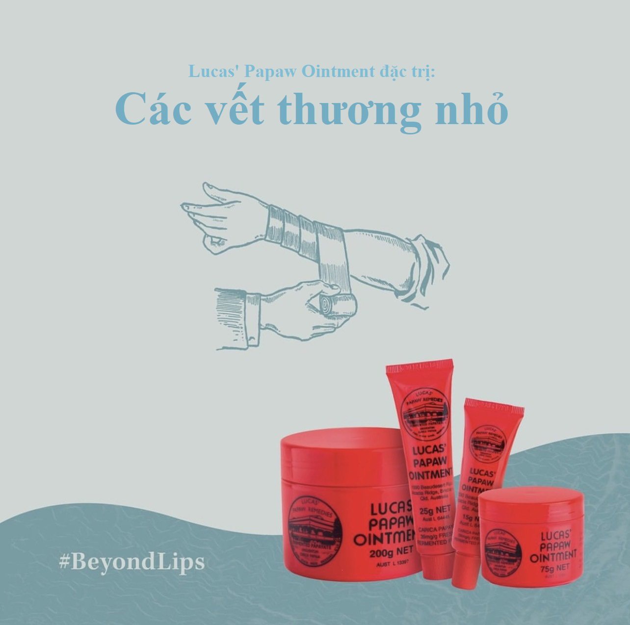 Kem đa năng Lucas papaw ointment đu đủ 25gr Úc