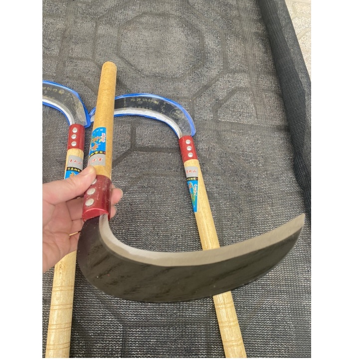 Dao liềm phát cỏ cán gỗ