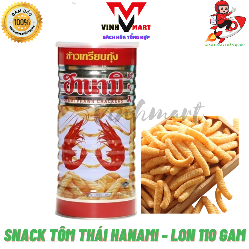 Snack Tôm Lon HANAMI Thái Lan - Vinh Mart
