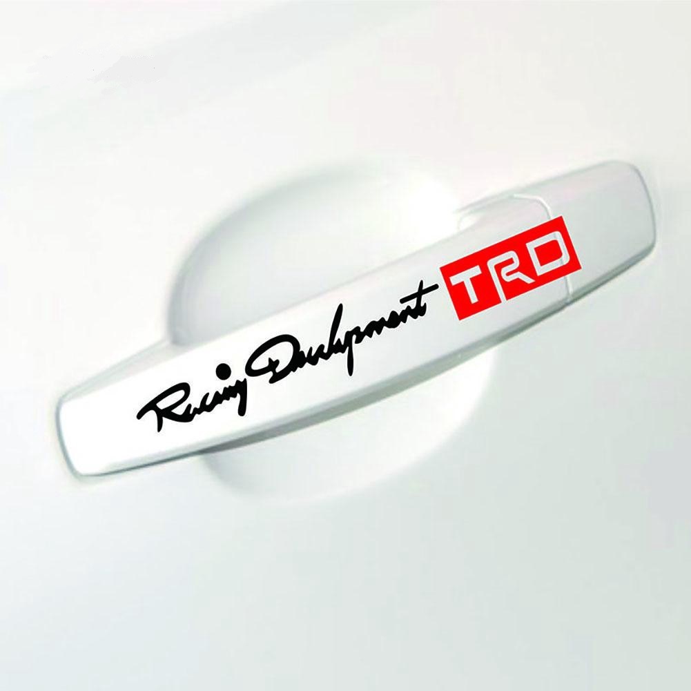 Bộ 4 tem Decal "Racing develement TRD"