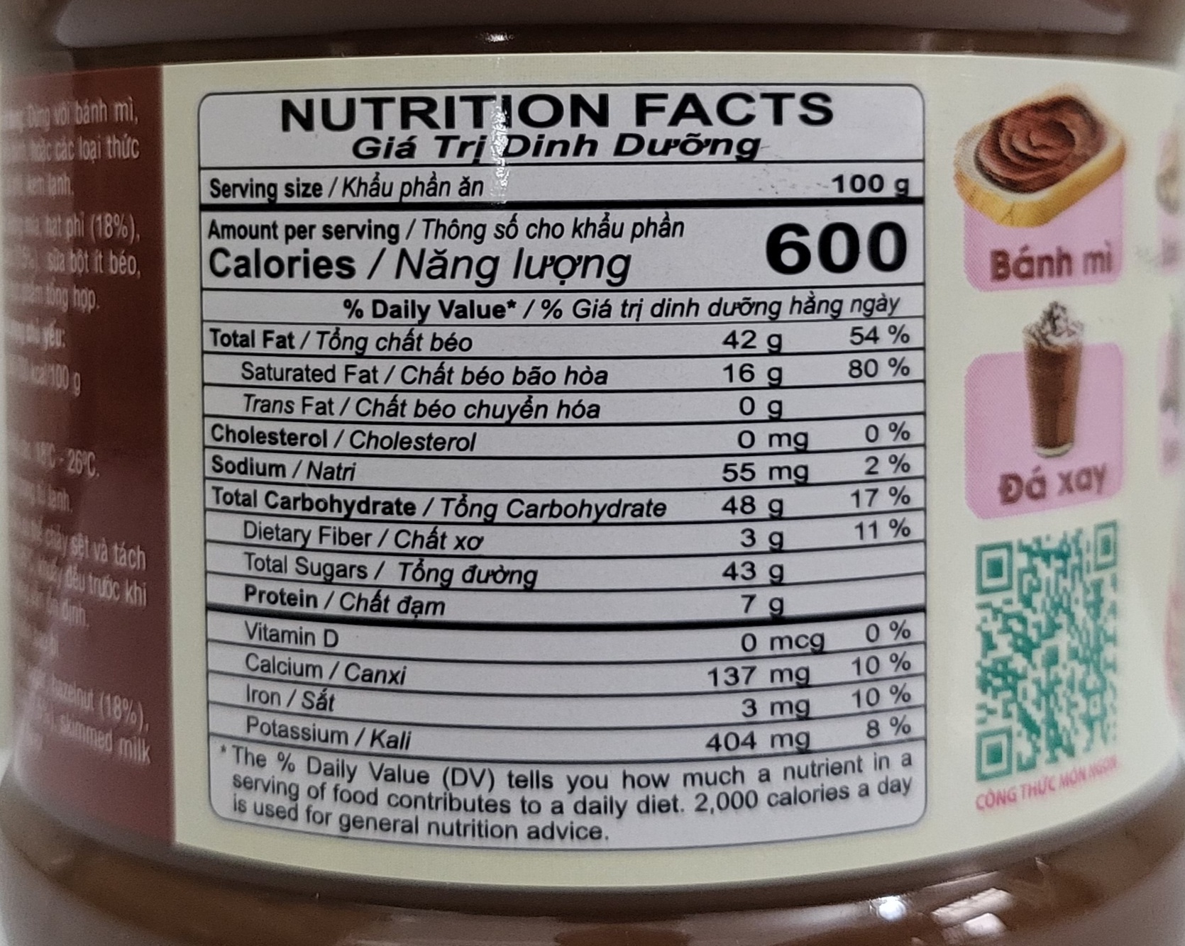 [HỘP LỚN 340g] BƠ PHẾT HẠT PHỈ CA CAO [VN] GOLDEN FARM Hazelnut Cocoa Butter (halal)