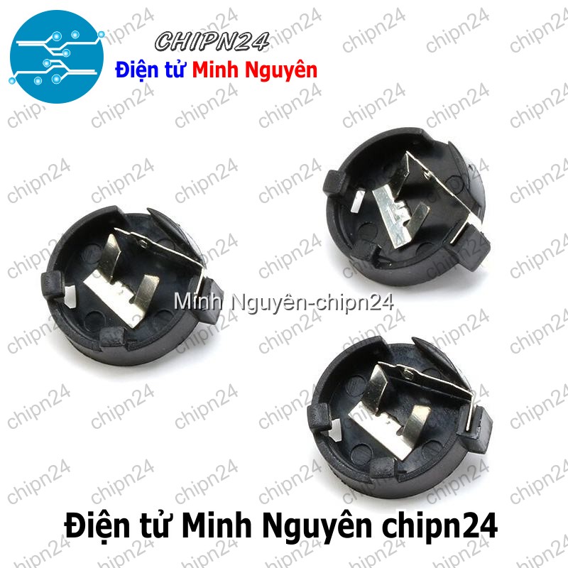 [2 cái] (F138.8) Đế pin CR1220 SMD Dán - HH000595
