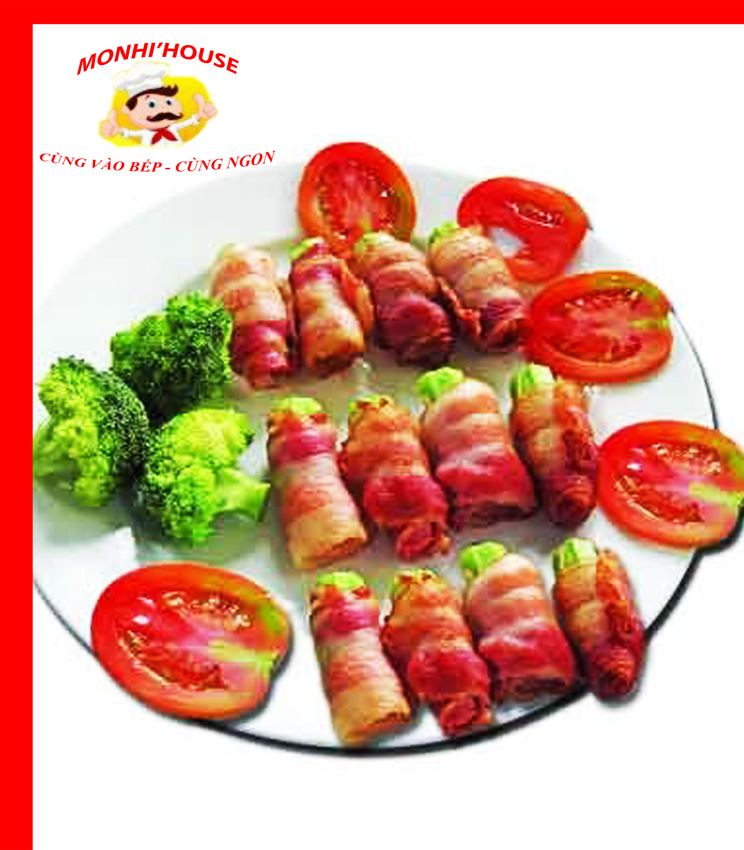 Gói 500g Thịt ba rọi xông khói