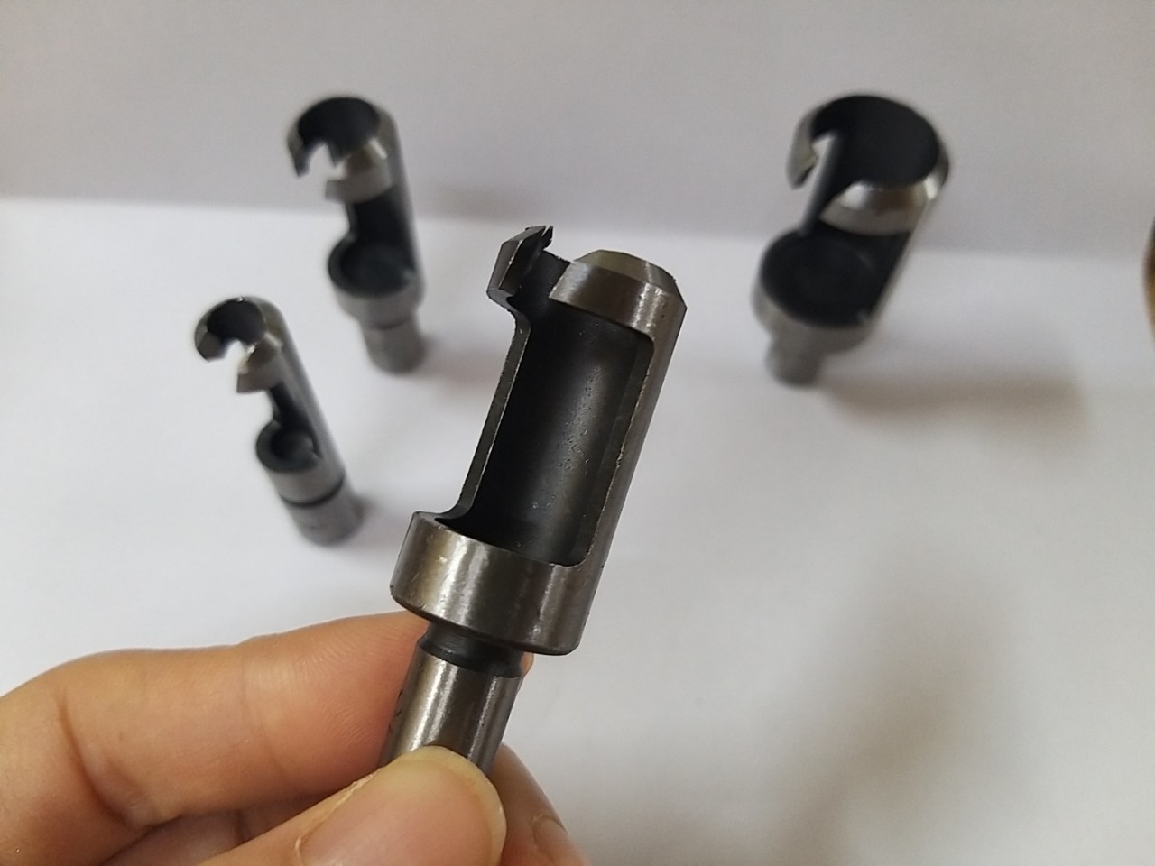BỘ 8 MŨI KHOAN KHOÉT LẤY CHỐT GỖ, NÚT GỖ