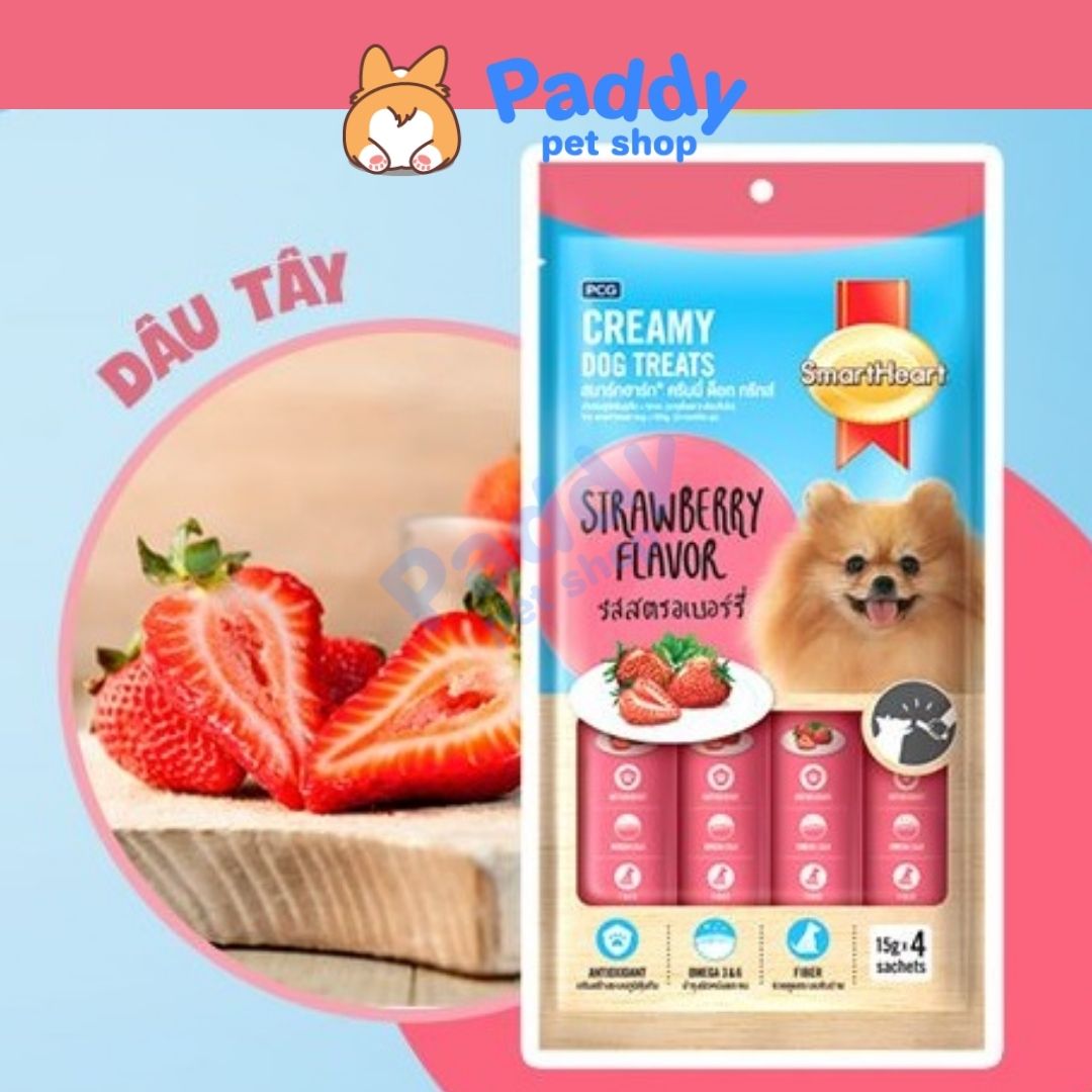 Súp Thưởng SmartHeart Creamy Cho Chó Mọi Lứa Tuổi