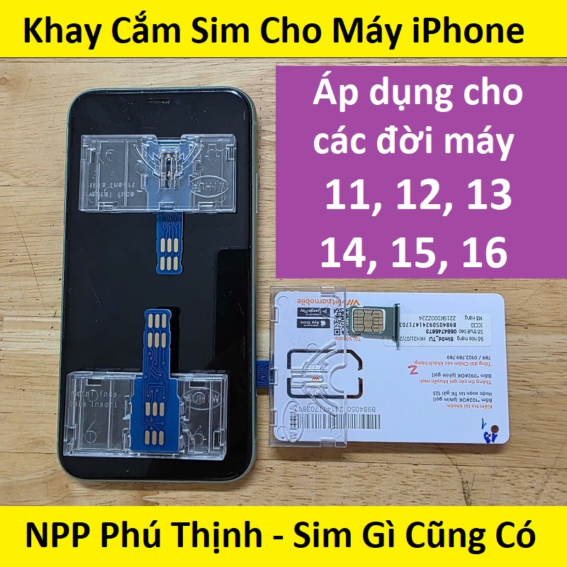 Mobifone Khay kich sim (SIM Card Holder) Universal Hỗ trợ tất cả mạng Nhận SIM nhanh hơn Bảo vệ SIM khỏi trầy xước