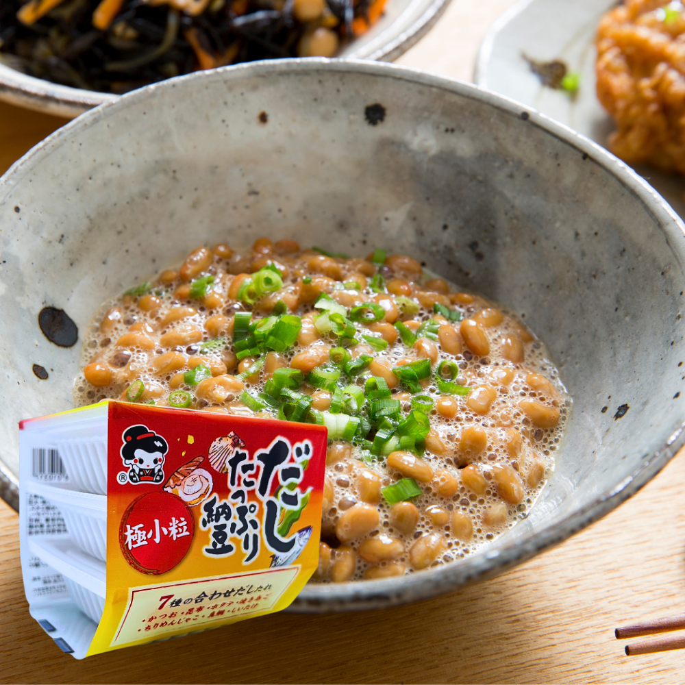 Đậu tương lên men Natto Yamada 147G | Chia 3 hộp nhỏ tiện lợi