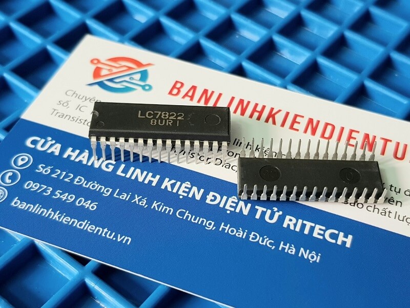 Lc7822 ic chuyển kênh tương tự, analog function switch dip30