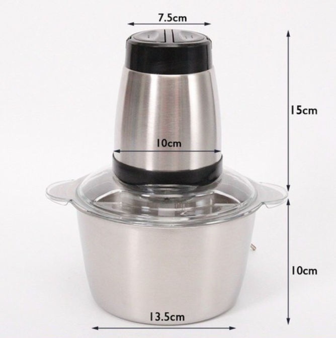 MÁY XAY THỊT ĐA NĂNG INOX 4 LƯỠI SIÊU BỀN(BẢO HÀNH 1 NĂM)