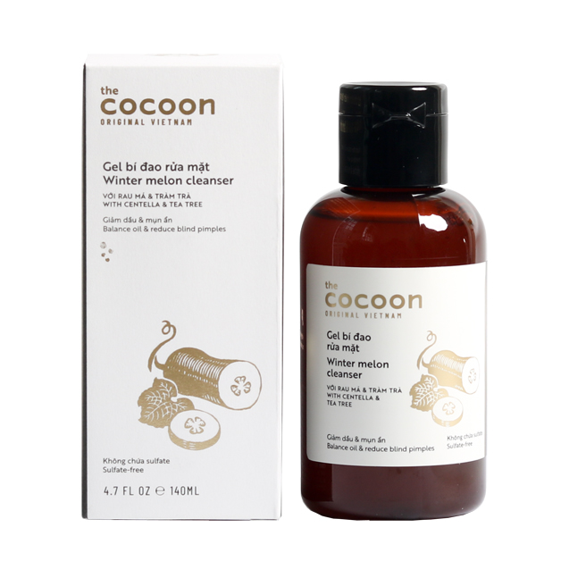 [HCM]Gel bí đao rửa mặt cocoon 140ml Tặng 1 son