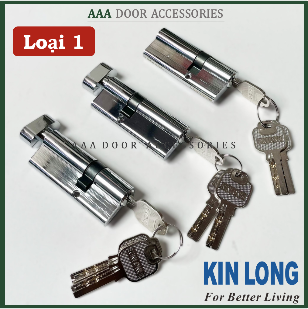 [Chính hãng] Ruột khoá KINLONG dùng cho cửa nhôm XingFa