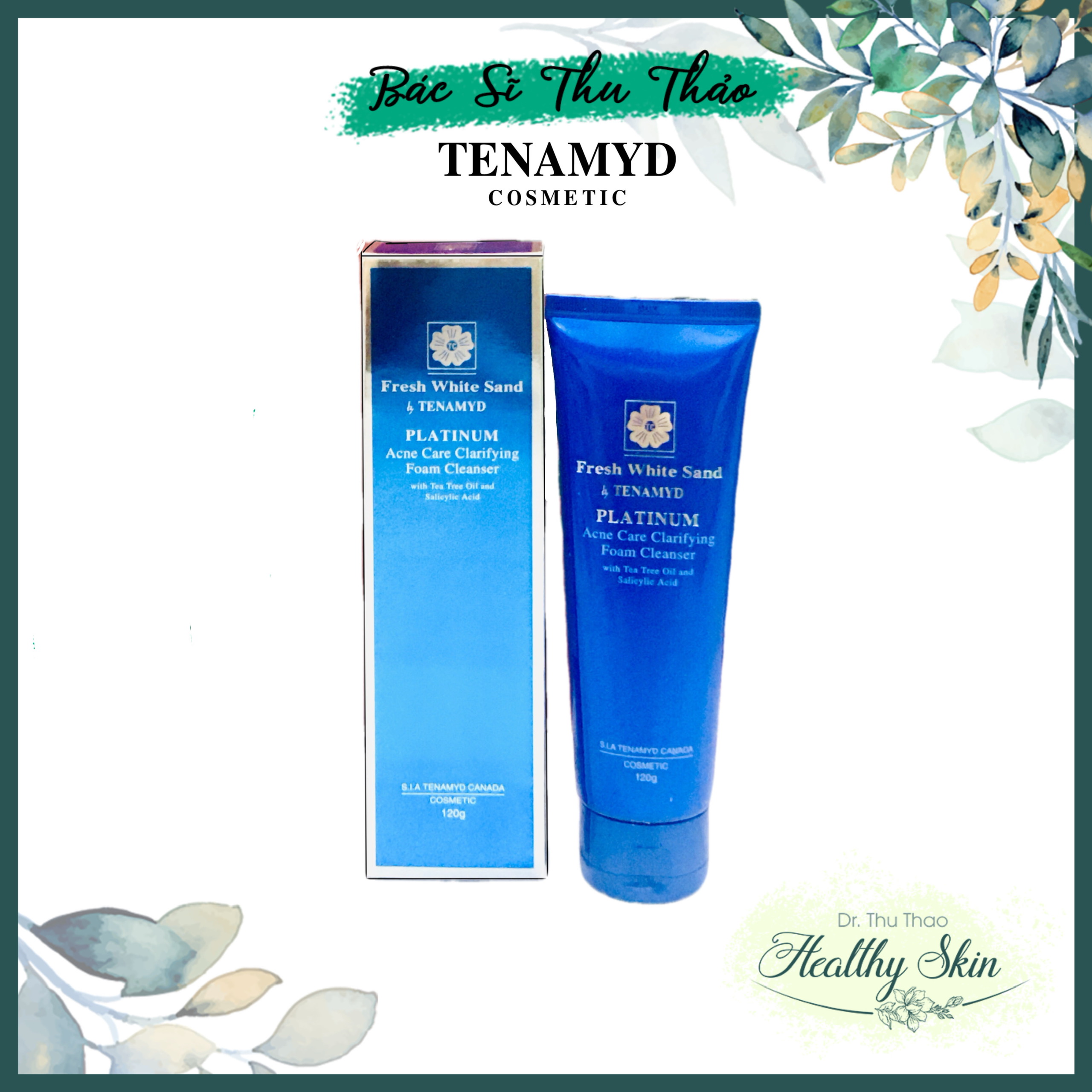 [120g] SỮA RỬA MẶT TENAMYD ACNE CARE CLARIFYING DÀNH CHO DA MỤN