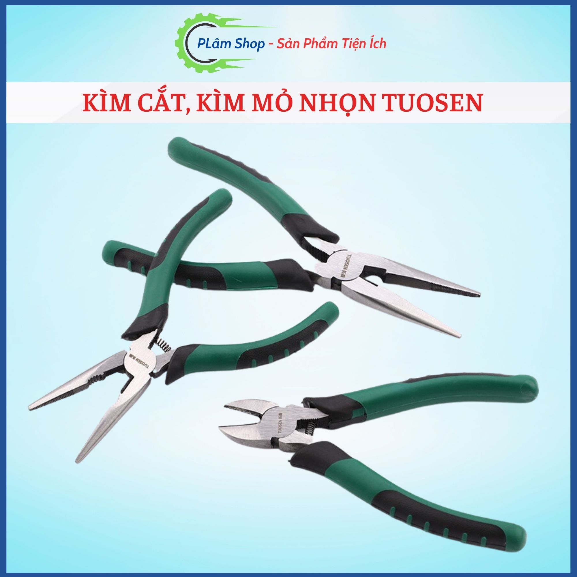 Kìm mỏ nhọn, kìm cắt - Tuosen