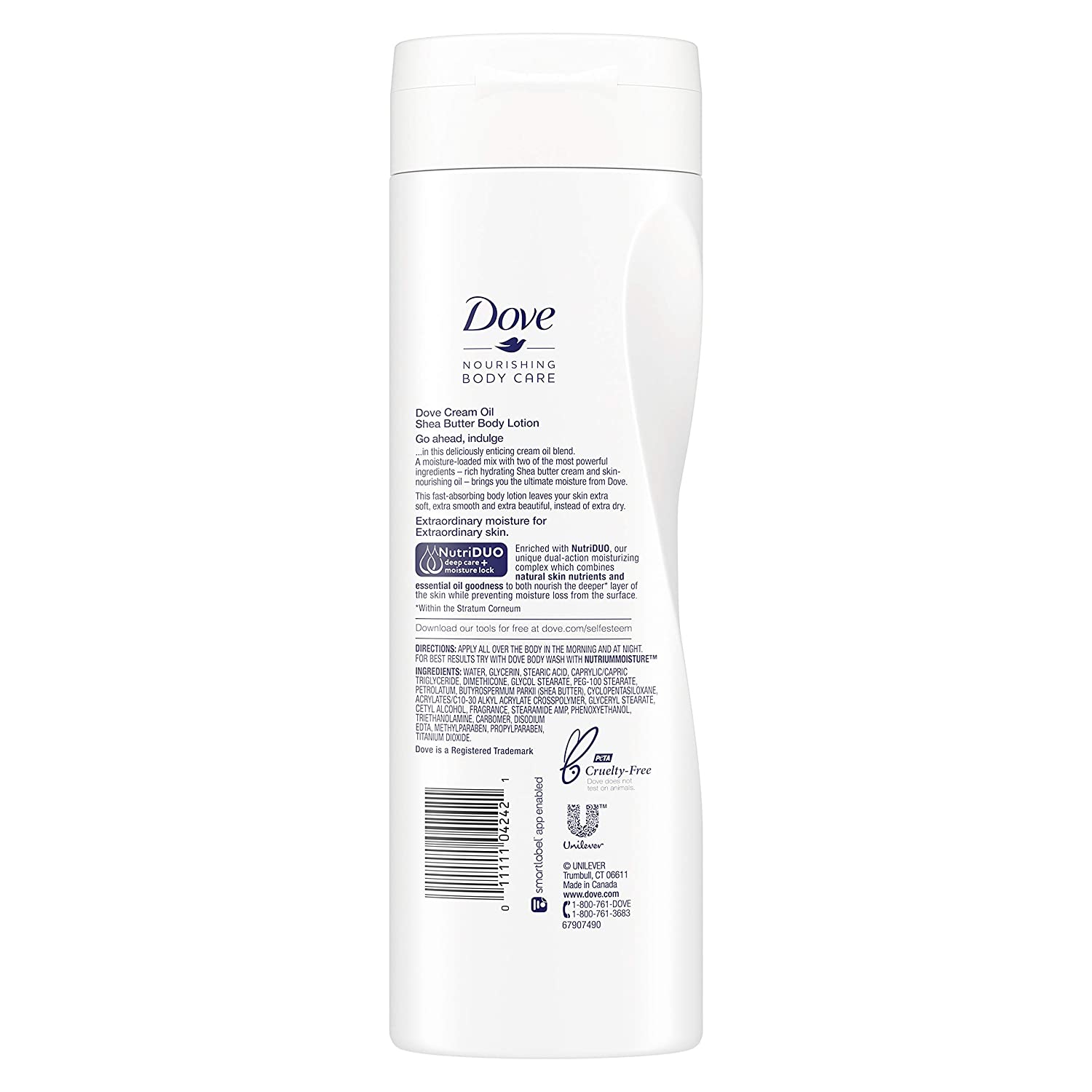 Dưỡng Thể Dưỡng Ẩm Da Dove Cream Oil Body Lotion With Warming Vanilla Scent & Shea Butter 400Ml (Mỹ) | Lazada.Vn