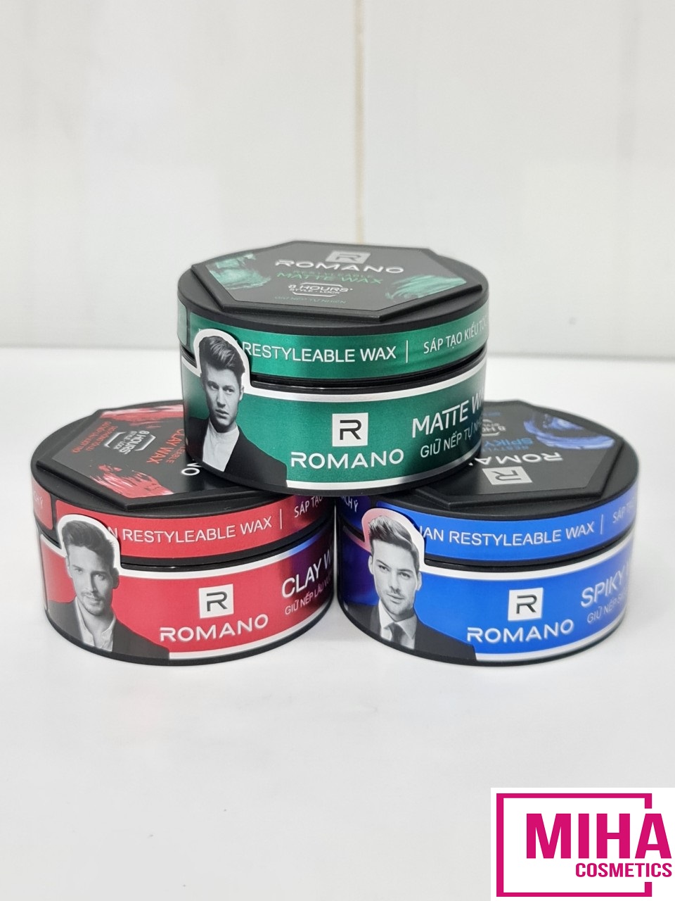 Sáp Vuốt Tóc Tạo Kiểu Romano Wax 80g