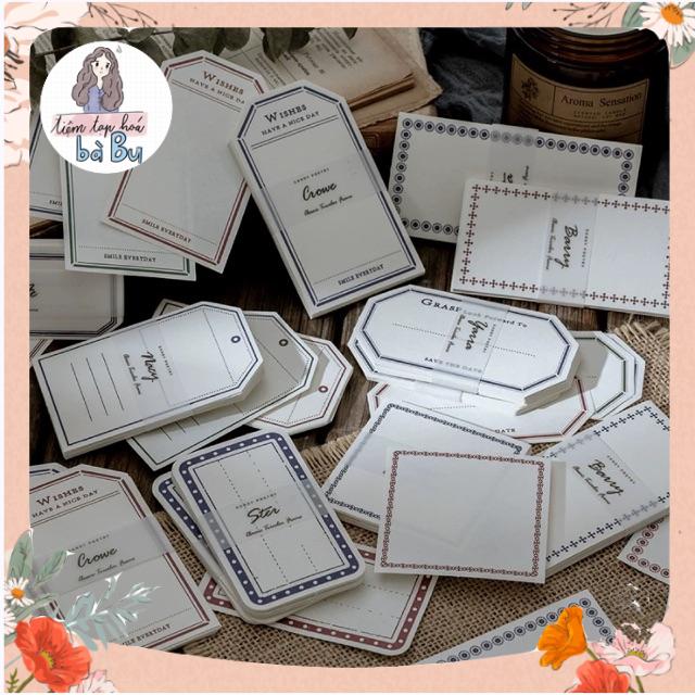 Tập 30 Labels Trang Trí Kiểu Cổ Điển