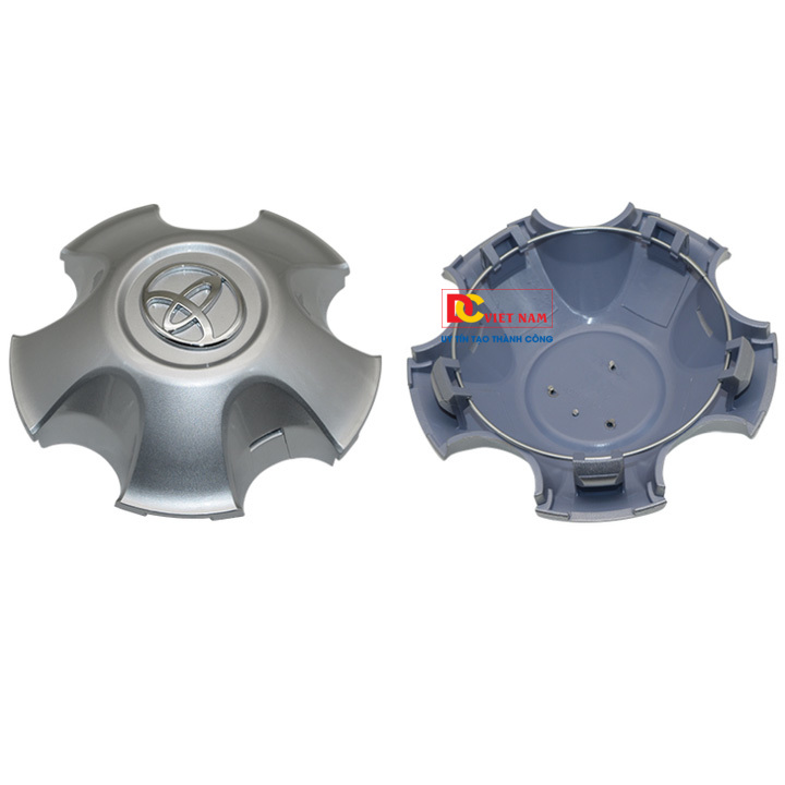 1 chiếc logo chụp mâm, ốp lazang bánh sau xe ô tô To.yota Land Cruiser đời 2003, 2004, 2005