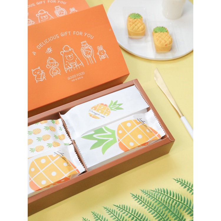 TÚI ĐỰNG BÁNH DỨA MIX 4 MẪU ( SET 100)