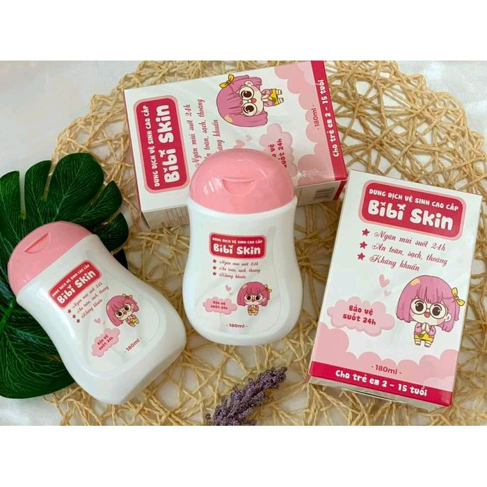 Dung dịch vệ sinh trẻ em (Từ 2-15 tuổi) Bibi Skin