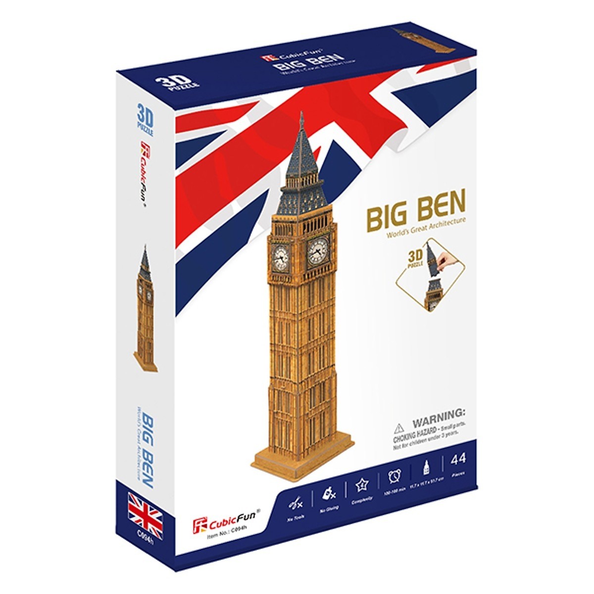 Mô hình giấy 3D CubicFun - Đồng hồ BigBen - UK (C094h)