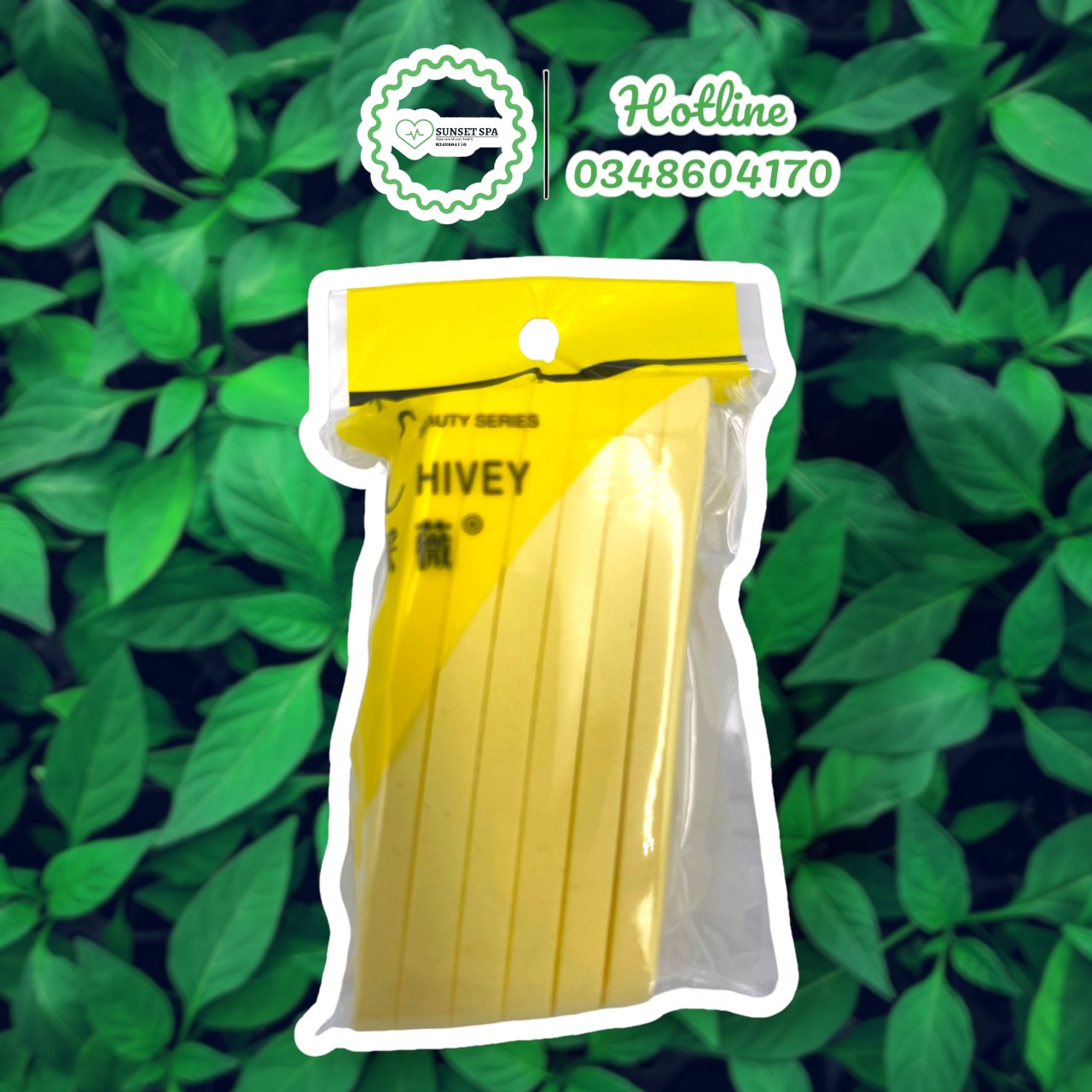 Bọt biển rửa mặt Chivey - Bông nở rửa mặt (Bịch 12 miếng)