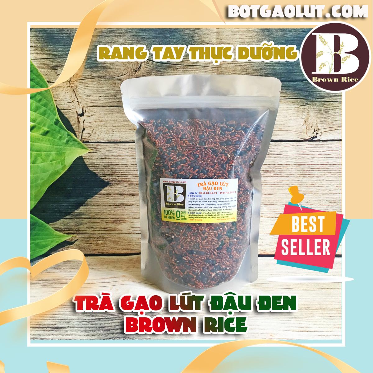 Trà gạo lứt đậu đen xanh lòng Brown Rice ( 800gr )