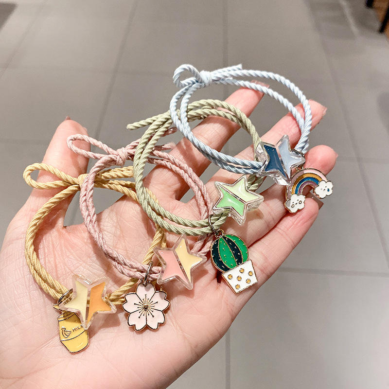 Dây Cột Tóc Hình Ngôi Sao May Mắn