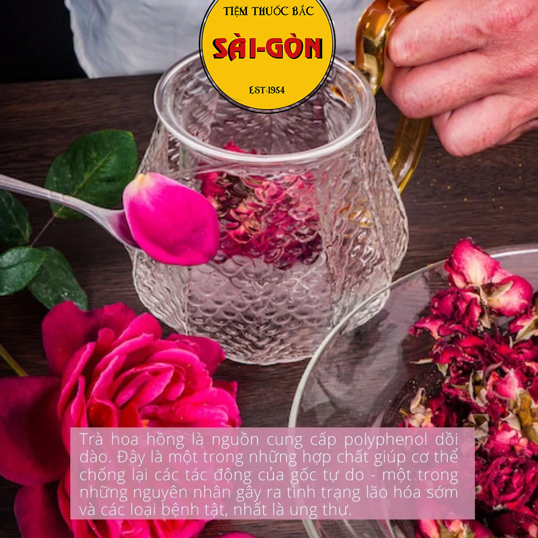 Cánh Hoa Hồng Khô Đà Lạt 100g ( siêu thơm)