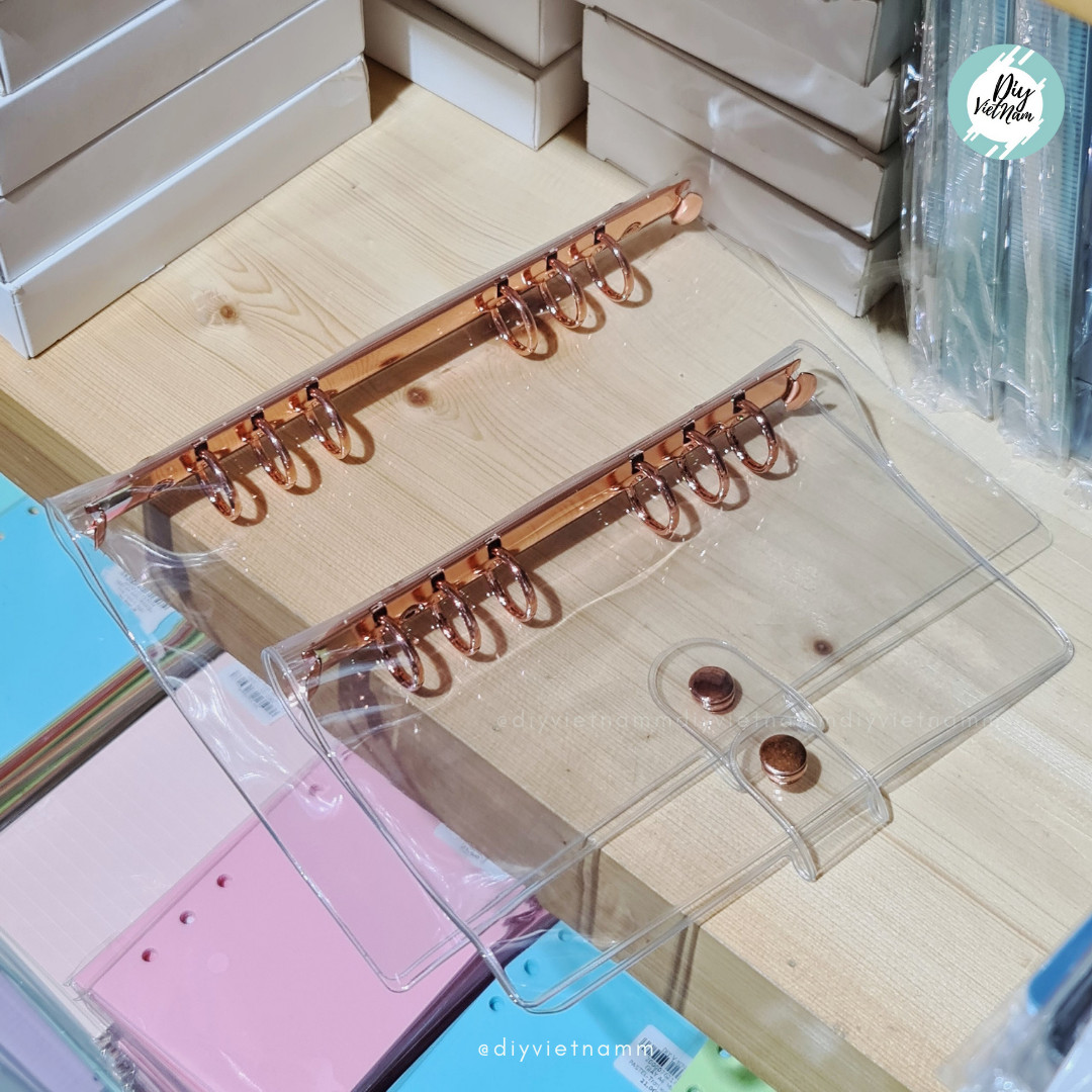 [HCM]VỎ PLANNER TRONG SUỐT CÒNG MÀU