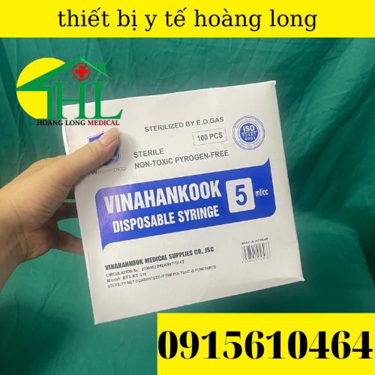 [Bán lẻ 10 chiếc] Bơm tiêm 1 lần Vinahankook 5ml