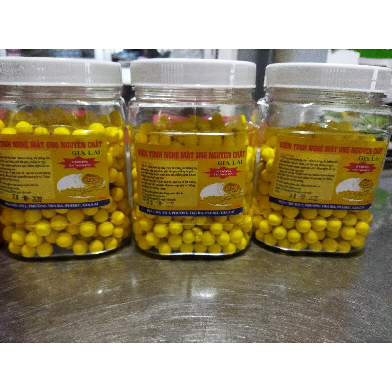Viên tinh bột nghệ viên mật ong