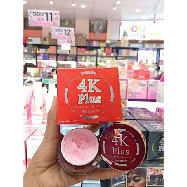 Kem 4K Plus Acne Goji Bery Thái Lan (mụn, trắng da)