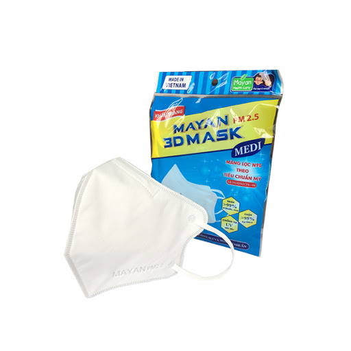 Khẩu Trang Y Tế Mayan 3D Mask Gói 5 Cái