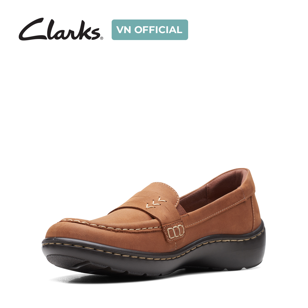 Giày Lười Da Nữ Clarks - Cora Ashly