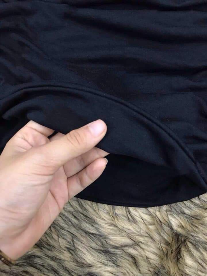 [HCM]ĐẦM TAY DÀI KHOÉT EO LỆCH VAI