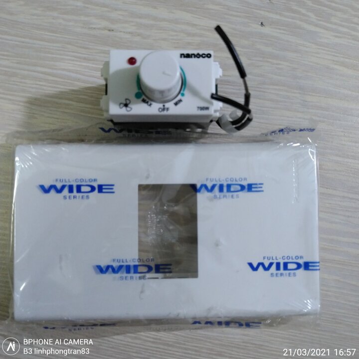 Chiết áp quạt trần lắp mặt Panasonic