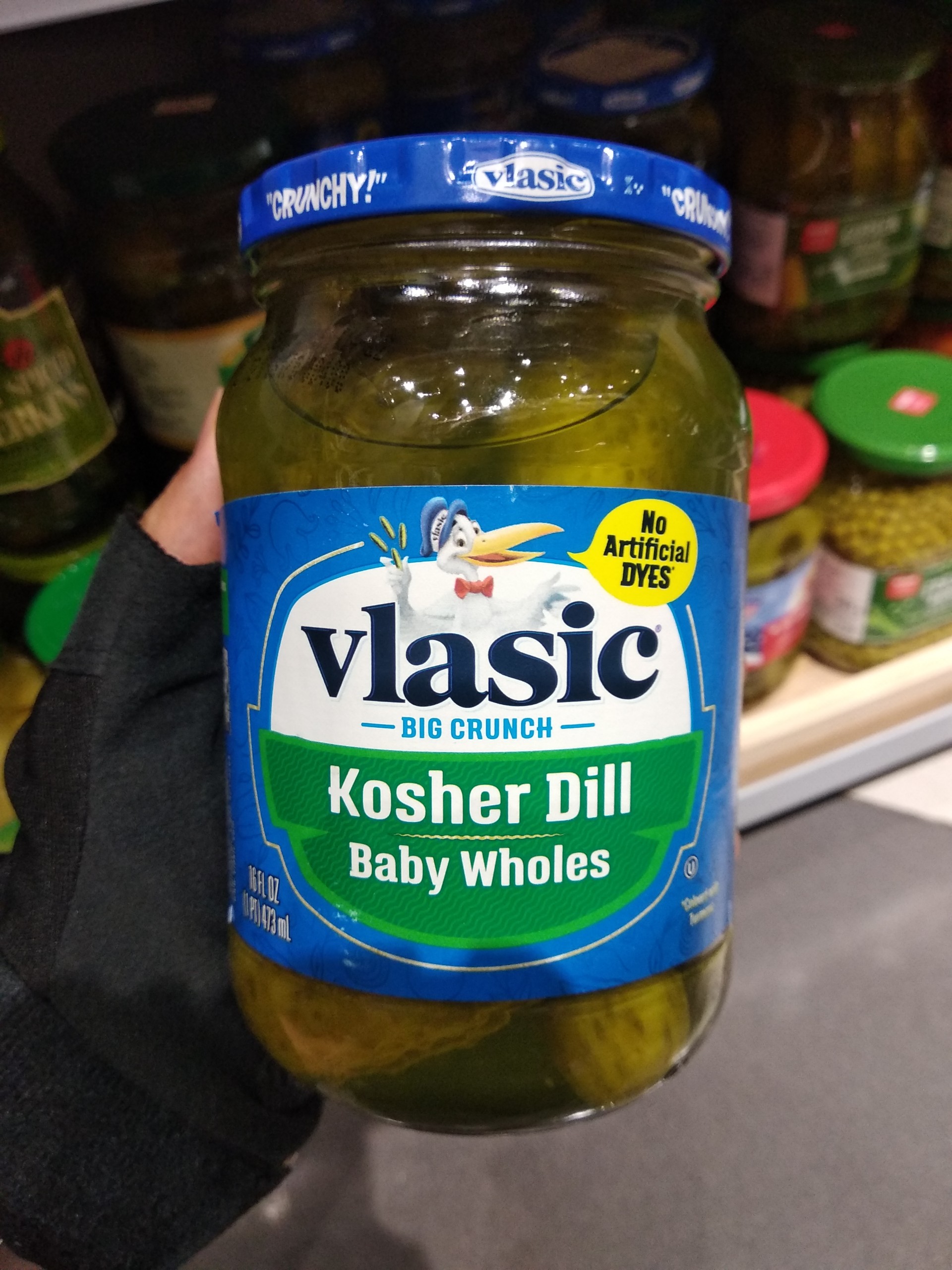 Dưa chuột bao tử muối thì là Kosher Dill Wholes Vlasic 946g,1360g